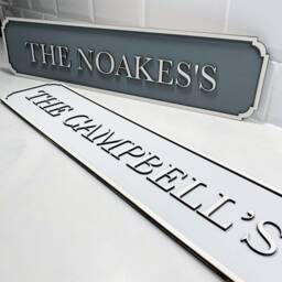 Personalised Family Wall Name Street Sign Decor Railway Gift - thumbnail 3