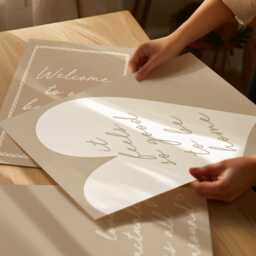 Beige Typography Art Prints - Set Of 3 Minimalist Home Decor - thumbnail 3