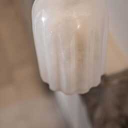 Alabaster Wall Lamp With Brass Or Nickel, Decorative Sconce, Ambient Light Fixture - thumbnail 3