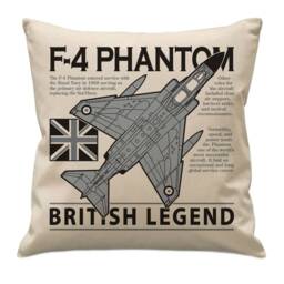 F-4 Phantom Aircraft Cushion - Royal Navy, Us Navy Design - thumbnail 1