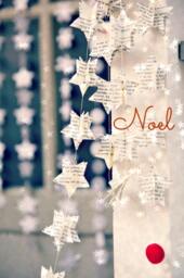 Holiday Decor, Scandinavian Christmas, Gift For Her, Christmas Star Garland, Mantle Garland - thumbnail 2