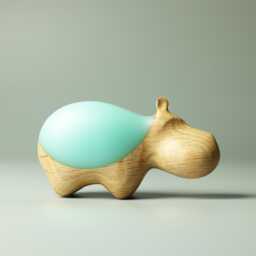 Duo Hippopotamus Sculpture - 27