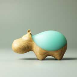 Duo Hippopotamus Sculpture - 27 - thumbnail 2