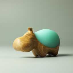 Duo Hippopotamus Sculpture - 27 - thumbnail 3