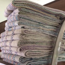 Handspun Khadi Cotton Bath Towel Handwoven Beach Towel - thumbnail 4