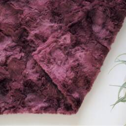 Burgundy Lovey Blanket, Minky Baby Girl Modern Pink Lovey, Tag Ready To Ship - thumbnail 3