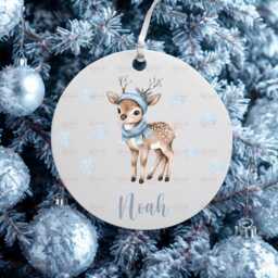 Personalised Kids Christmas Decoration - Grandson Nephew Gift Custom Bauble For Boys Stocking Filler Eve Box