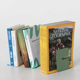 Green Metal Bookend Set Of 2, Minimalistic Book Ends, Modern Pair, Unique Bookends, Housewarming Gift For Lover - thumbnail 2