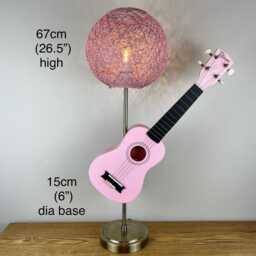 Pink Ukulele Guitar Lamp - thumbnail 3