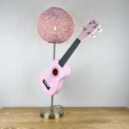 Pink Ukulele Guitar Lamp - thumbnail 4