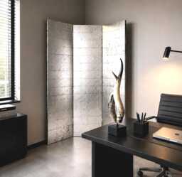 Handmade Roomdivider, Wooden Room Divider, Paravent, Thee Parts Separator, Folding Screen, Privacy Partition, Room Decor Partition