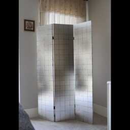 Handmade Roomdivider, Wooden Room Divider, Paravent, Thee Parts Separator, Folding Screen, Privacy Partition, Room Decor Partition - thumbnail 2