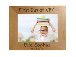 First Day Of Pre-K Picture Frame, Back To School Personalized Sign 1st School, Custom Name