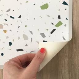 Vinyl Terrazzo Rug, Carpet, PVC Mat, Kitchen Rug - thumbnail 3