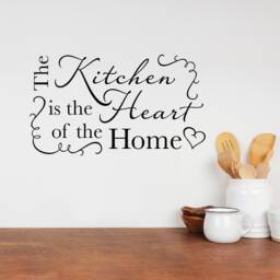The Kitchen Is The Heart Of Home Decal - Wall Decor - thumbnail 1