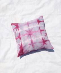 Pink & Gray Tie Dye Pillowcase, 20 X 20'' Size Pillow Cover, Boho Style Home Decor - thumbnail 1