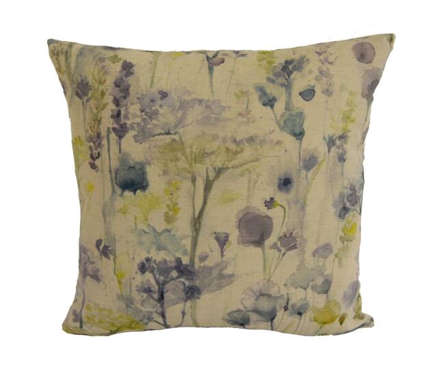 Voyage - Ilinizas Lemon Natural Elegant Watercolour Meadow Cushion Cover Handmade Throw Pillow Designer Home Decor - image 1