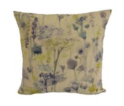 Voyage - Ilinizas Lemon Natural Elegant Watercolour Meadow Cushion Cover Handmade Throw Pillow Designer Home Decor - thumbnail 1