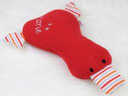 Cuddly Duck With Name Terry Red Animal