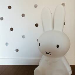 Watercolor Gray Polka Dot Wall Decals - Decor, Nursery Confetti Decals, Art, Kids Room Decal, Sprinkle A156 - thumbnail 2