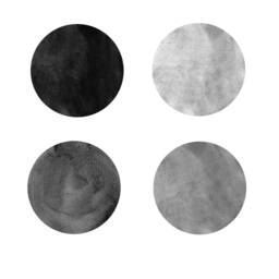 Watercolor Gray Polka Dot Wall Decals - Decor, Nursery Confetti Decals, Art, Kids Room Decal, Sprinkle A156 - thumbnail 4