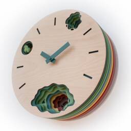 Unique Modern Cuckoo Clock - Multi Colored - thumbnail 3