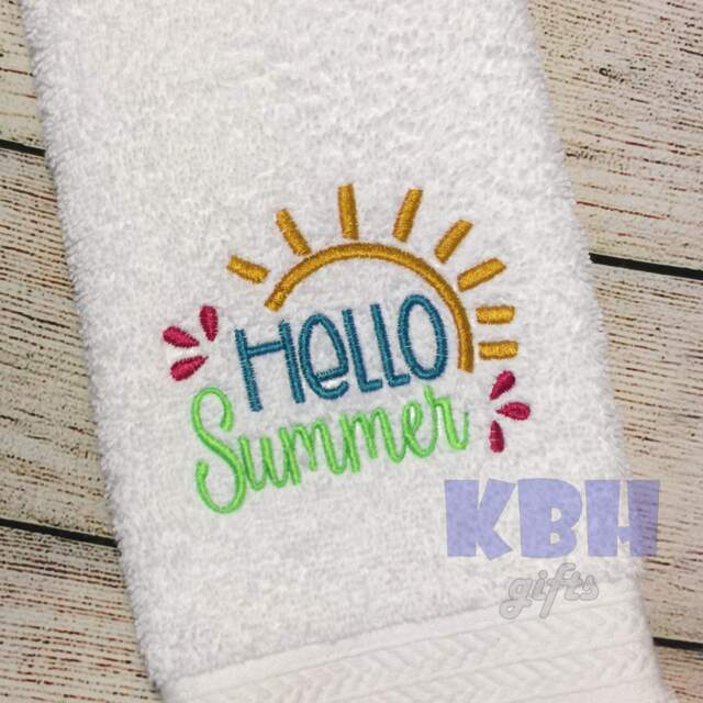Ships Fast Summer Hand Towel