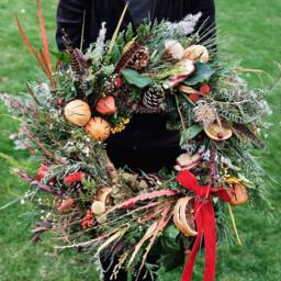 Fruit Laden Limited Edition Luxury Festive Christmas Wreath - thumbnail 2