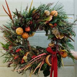 Fruit Laden Limited Edition Luxury Festive Christmas Wreath - thumbnail 3