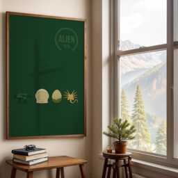 Minimalist Movie Symbols Art Posters - Classic Film Prints Framed Or Unframed - thumbnail 3