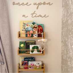 Once Upon A Time Birch Wood Nursery Wall Sign - thumbnail 2