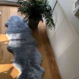 Silver Grey Sheepskin Rug, Xl Long Sheepskinrug, Silver Sheepskin, Pale Fur Light - thumbnail 4