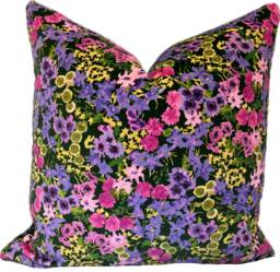 Harelquin Wildflower Meadow Velvet Emerald Cushion Cover Pillow Home Interior Deco