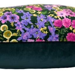 Harelquin Wildflower Meadow Velvet Emerald Cushion Cover Pillow Home Interior Deco - thumbnail 3