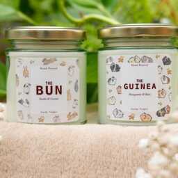 The Guinea Pig Scented Soy Wax Vegan Hand Poured Jar Candle - thumbnail 3