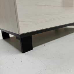 Furneo Modern White 5 Drawer Chest Of Drawers Cabinet Storage Pine Effect Cozy 05 - thumbnail 3