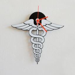 Caduceus Hermes Pharmacy Medicine - Wall Clock - thumbnail 2