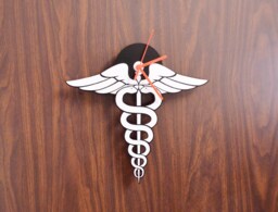 Caduceus Hermes Pharmacy Medicine - Wall Clock - thumbnail 1