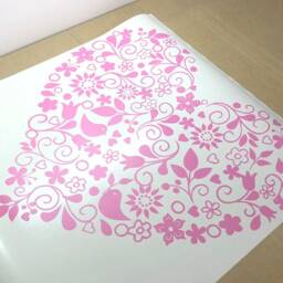 Heart Sticker Transfer, Wall Art, Wall Sticker, Heart Decal, Stickers, Decals, Gift For Her - thumbnail 2