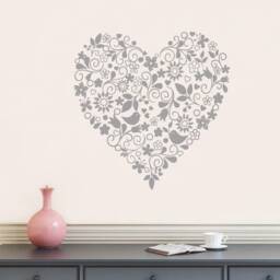 Heart Sticker Transfer, Wall Art, Wall Sticker, Heart Decal, Stickers, Decals, Gift For Her - thumbnail 3