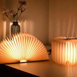 Totoro Book Lamp, Ghibli Decor, Folding Led Light - thumbnail 4
