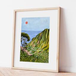 Napali Coast From Kalepa Ridge Wall Art, Art Print, Napali, Hawaii, Kauai, Tropical Travel - thumbnail 2