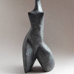 Ceramic Sculpture, Black Ceramics, Ceramic Figurine, African Figure, Sculpture For The Garden, Ceramics Raku, Art & Collecting, Woman - thumbnail 2