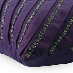 "Faux Suede Purple Sofa Throw 16""x16" - thumbnail 2