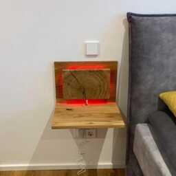Wooden Bedside Table/Side For Bedroom Gift Idea Furniture - thumbnail 3