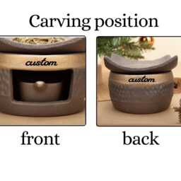 Custom Engraved Minimalist Tea Light Burner, Handmade Hammered Ceramic Aroma Burner, Aroma Diffuser, Holiday Gift, Natural Therapy, Spring Gift - thumbnail 3