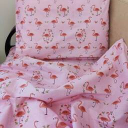 Pink Flamingo Cotton Pillowcases - thumbnail 2