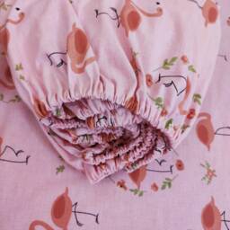 Pink Flamingo Cotton Pillowcases - thumbnail 3