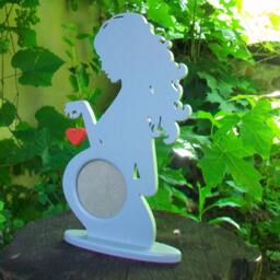 Ultrasound Picture Frame Pregnancy Announcement Ideas Baby Coming Soon Shower Gift Grandparents Diy Eco-Friendly - thumbnail 4