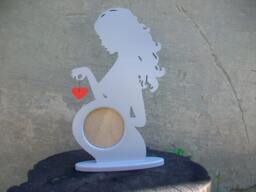 Ultrasound Picture Frame Pregnancy Announcement Ideas Baby Coming Soon Shower Gift Grandparents Diy Eco-Friendly - thumbnail 1